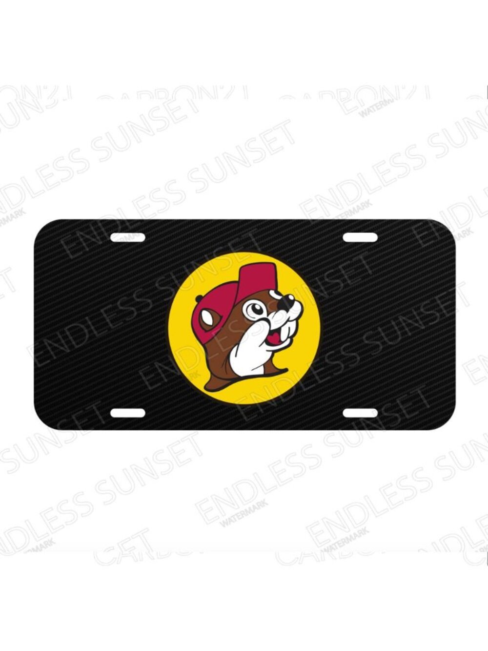 NEW Bucees Buc-ees Gas station Aluminum License Plate CAR SUV Truck